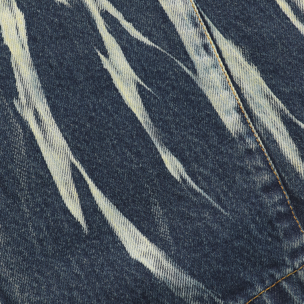 Flared Jeans Series - Blue Yellow