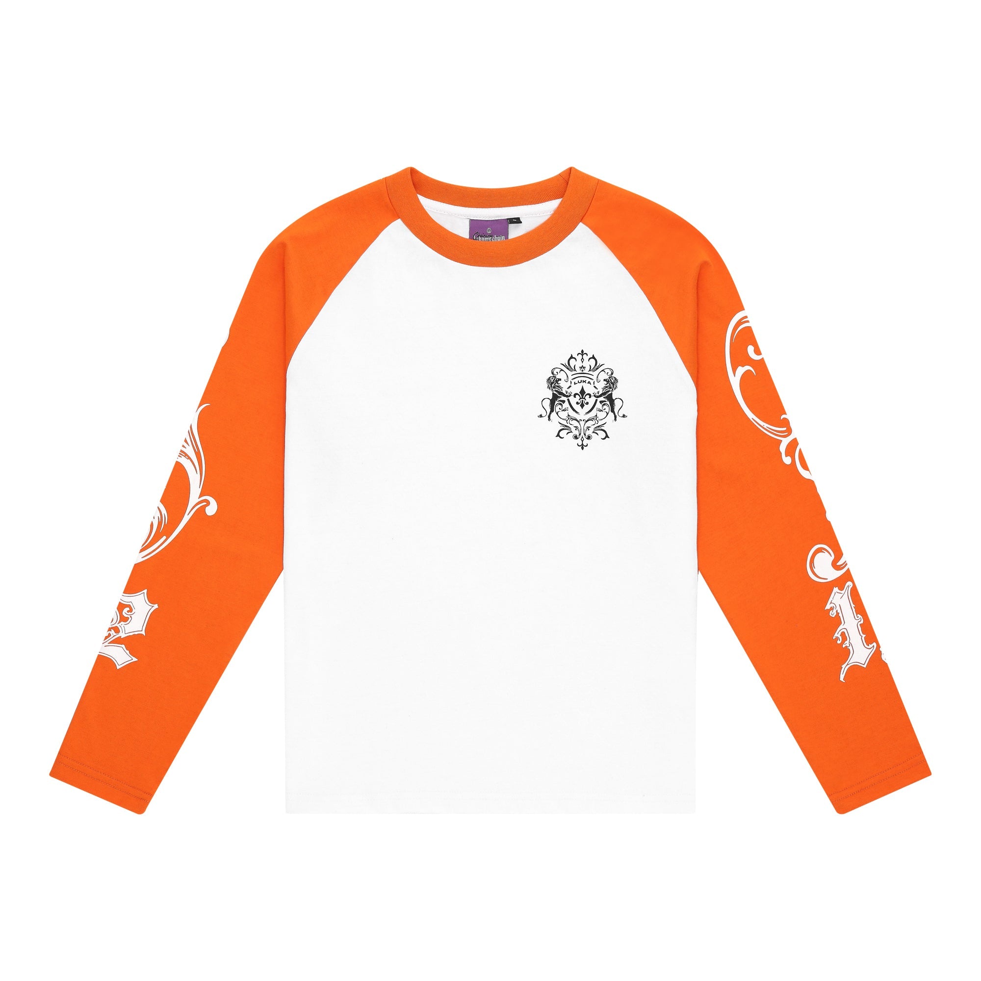 Longsleeve Orange - Ancient Flower