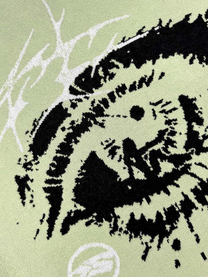 OVER5IZE "optic" SWEATER SAGE GREEN