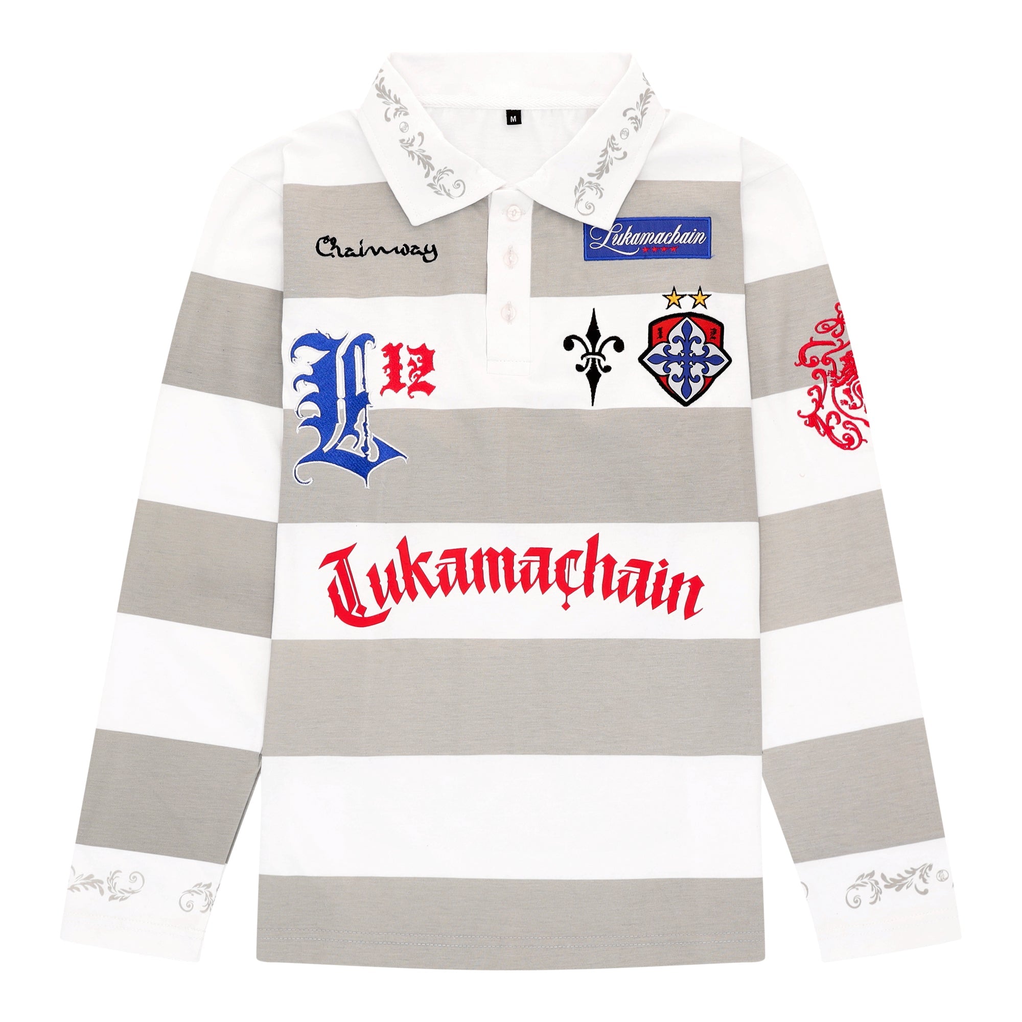 Long Sleeve Polo - High School Gray