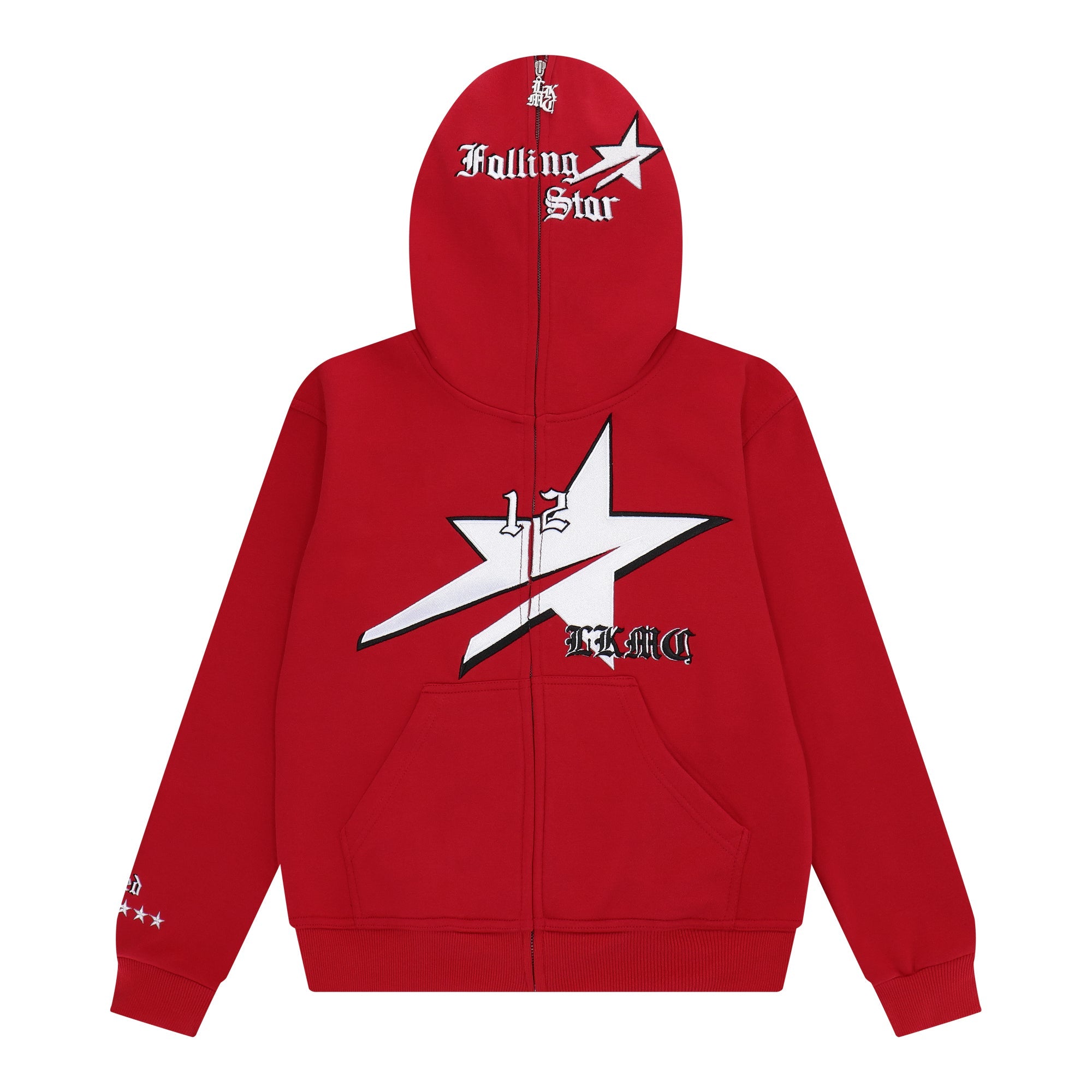 StarBoy Red Full Zip Hoodie