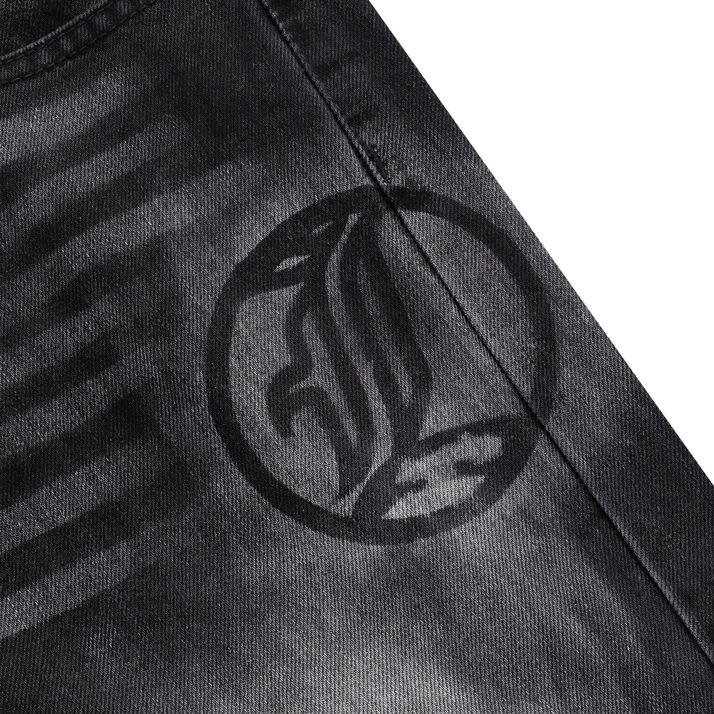 Flared Jeans Series - Black