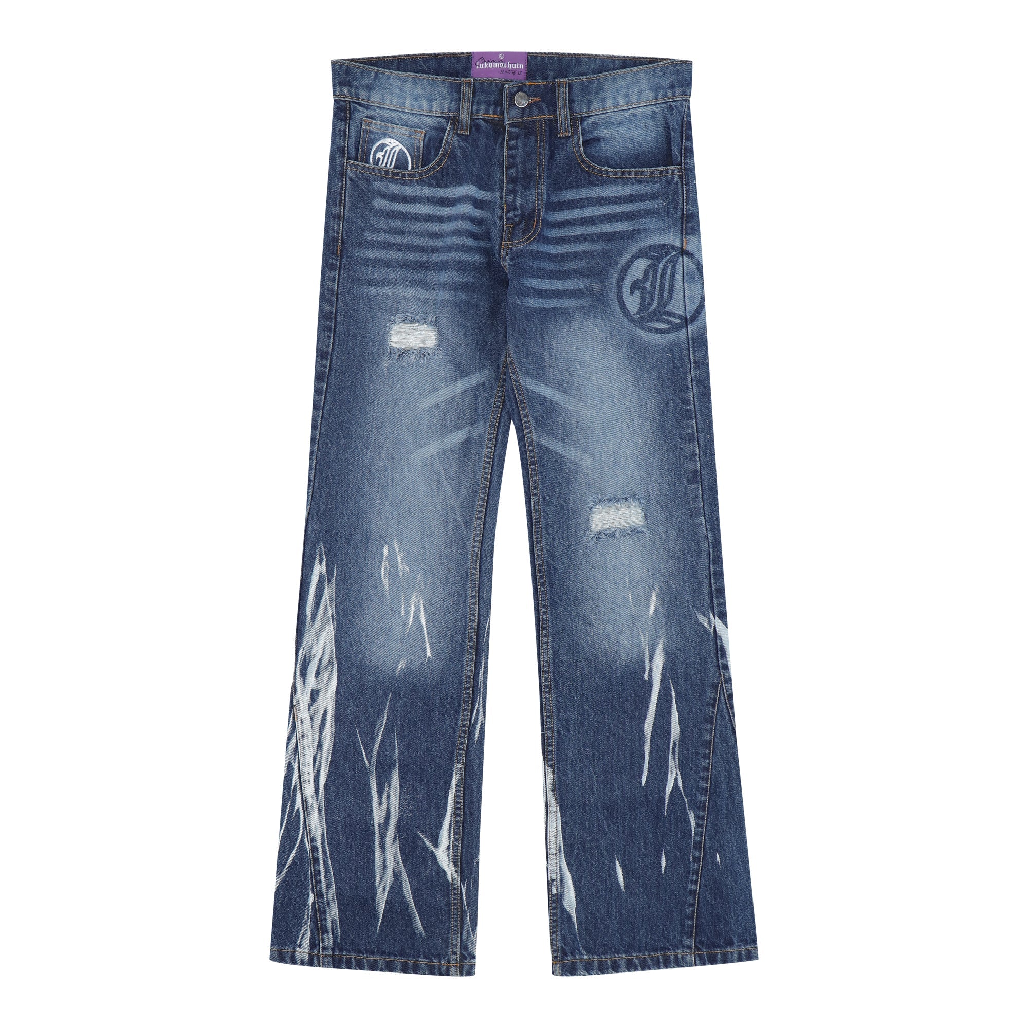 Flared Jeans Series - Blue